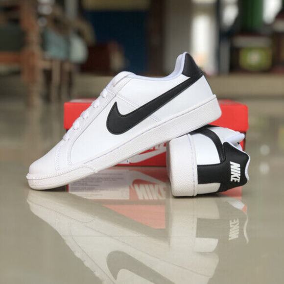 Nike Court Royale Low Top White Black Size 13 Mens 749747 107 Brand New in Box - Picture 6 of 15